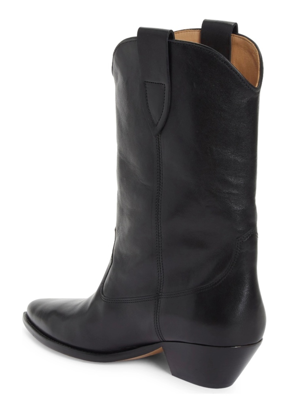 ISABEL MARANT Duerto Leather Cowboy Boots in Black Size 40 / US 10 NWOB - Picture 2 of 3